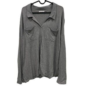 Calvin Klein Collared Long-Sleeve V-Neck